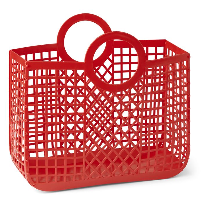Cesta Bloom de materiales reciclados | Rojo- Imagen del producto n°2
