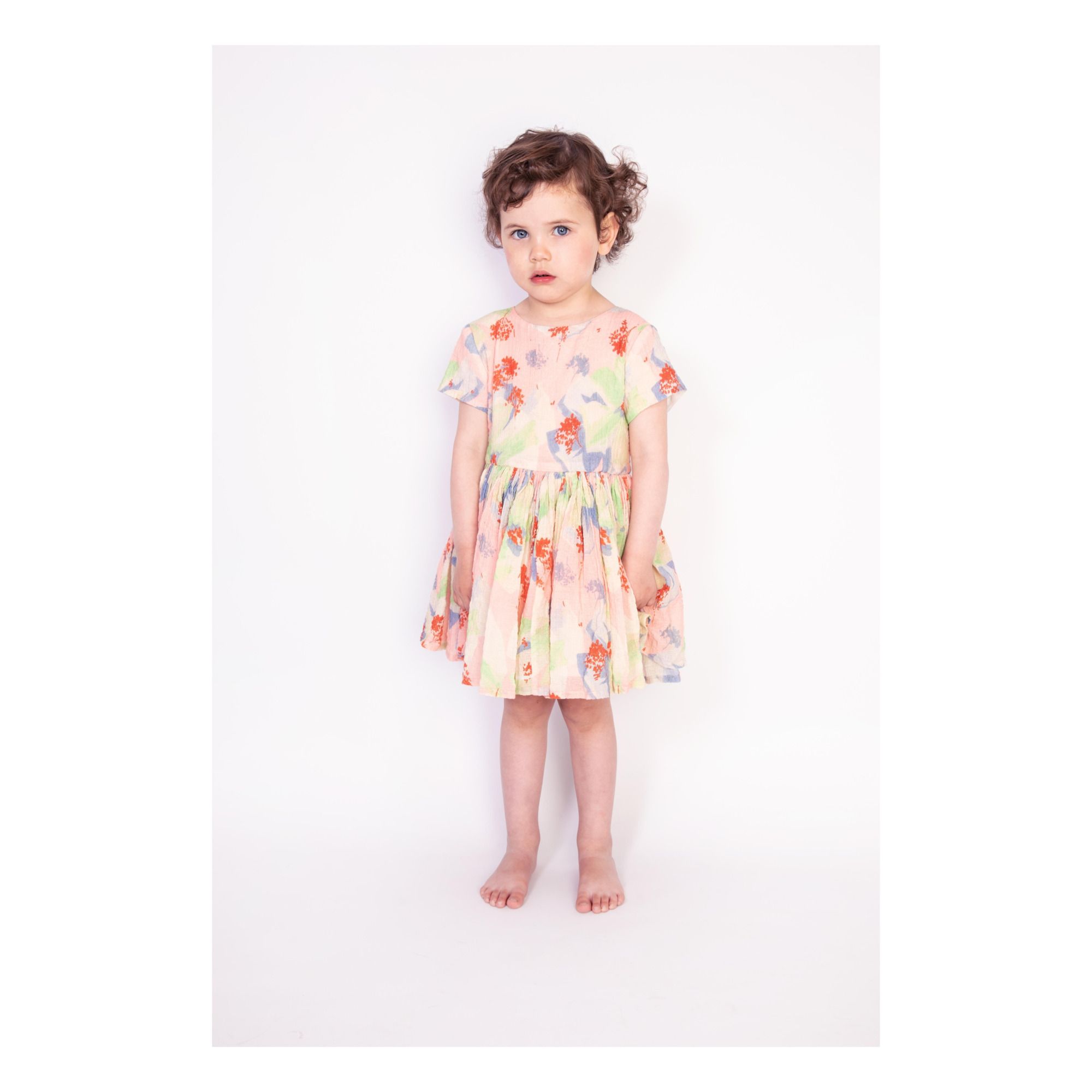 Hibiscus Mini Dress Pink Morley Fashion Teen, Children - Smallable