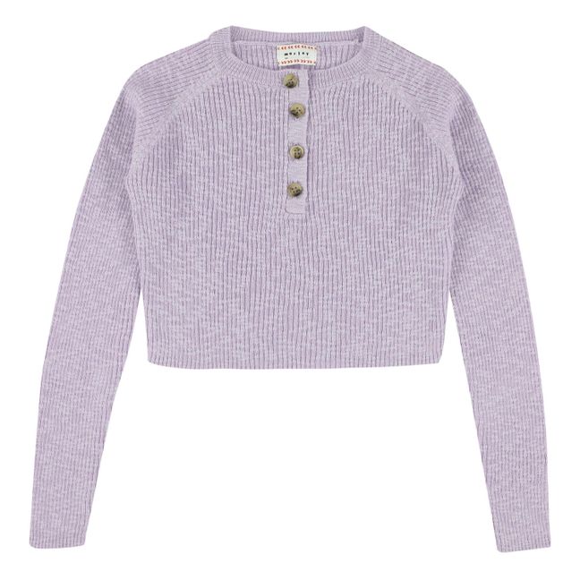 Perth Cricket Cropped Jumper Lilas