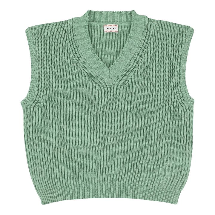 Light green sweater outlet vest