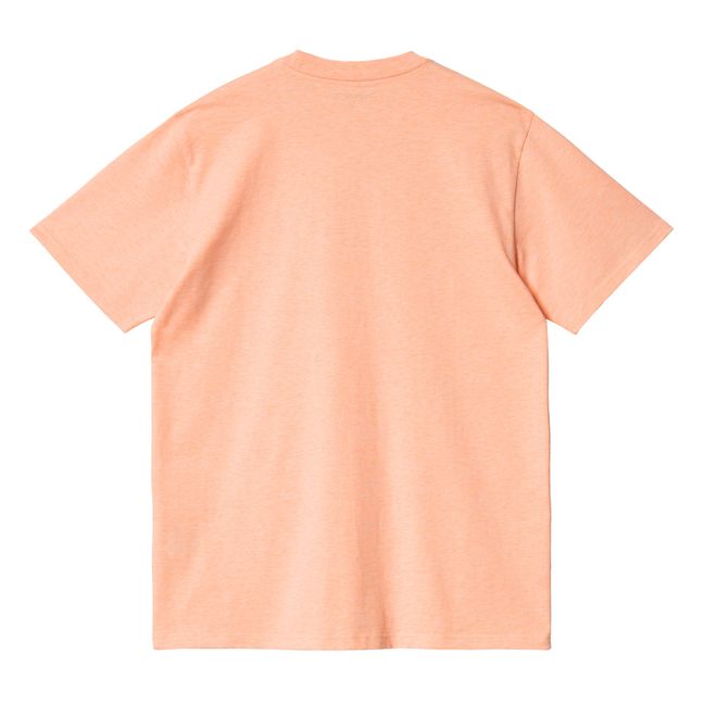 Pocket T-Shirt Pfirsichfarben