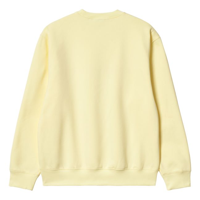 Crht Sweatshirt Pale yellow