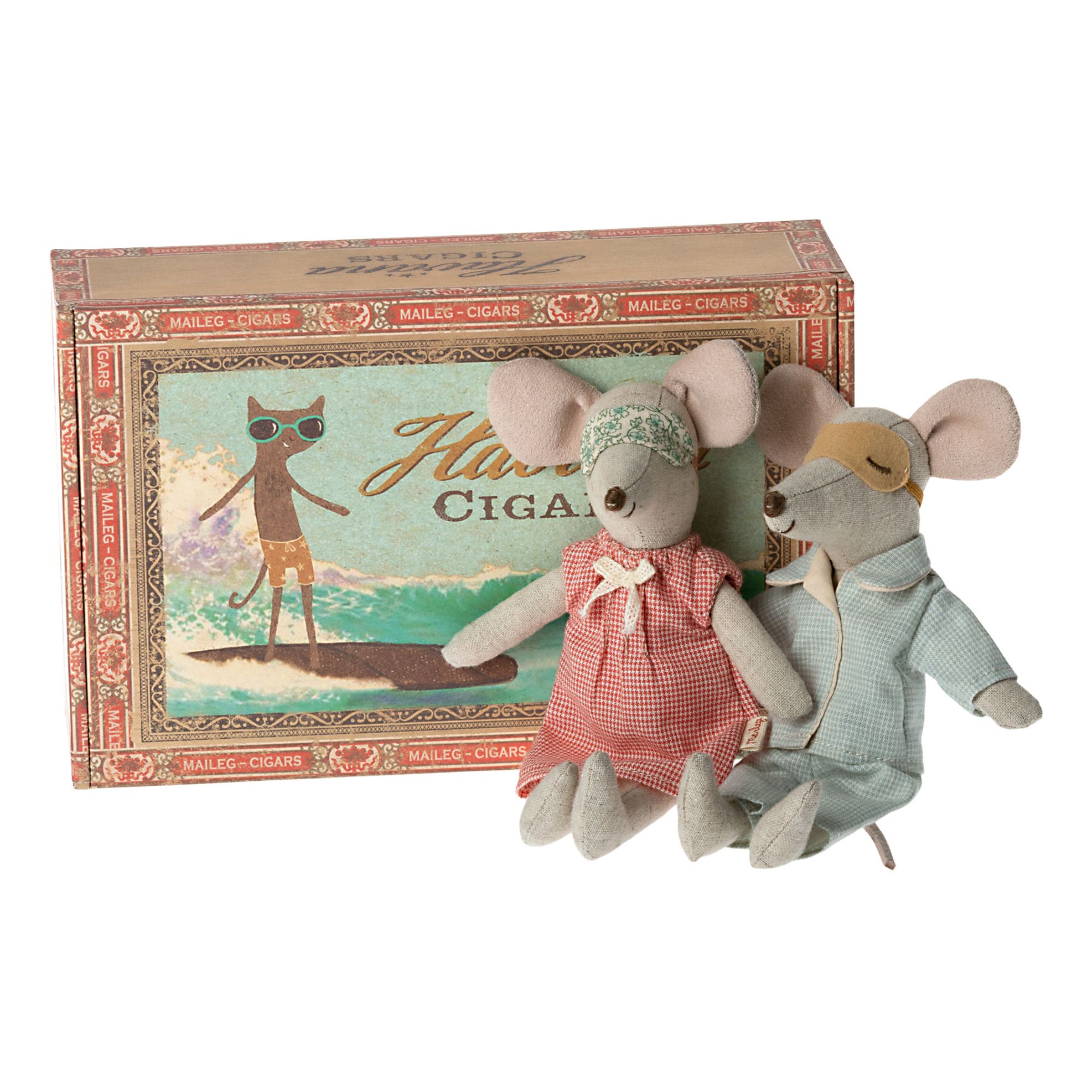 Father and Mother Mouse in their Box- Product image n°0