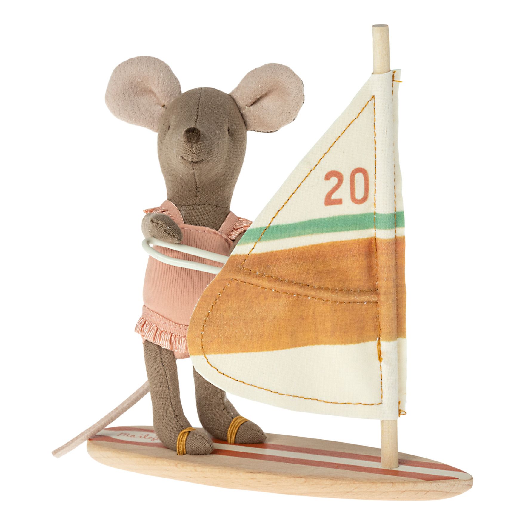 Maileg Kleine Schwester Maus Surfer