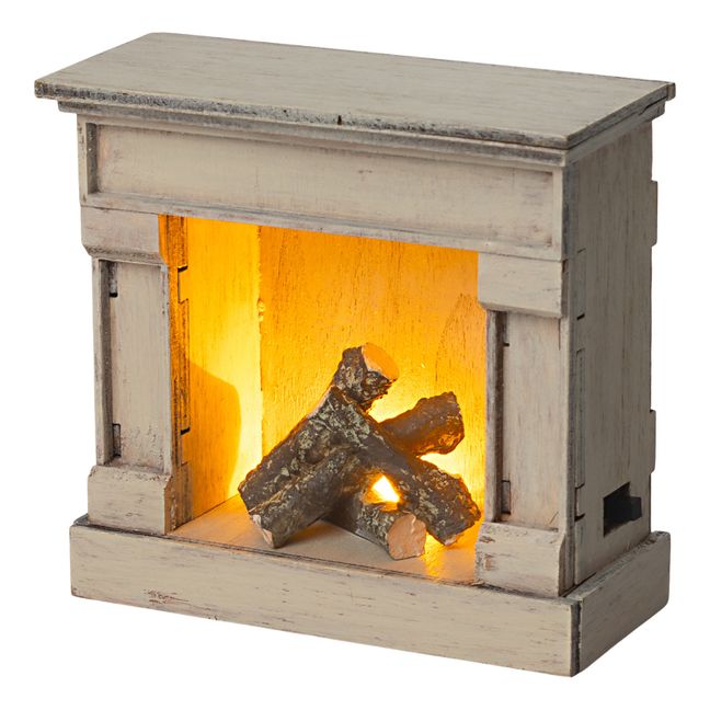 Feu de cheminée | Crème