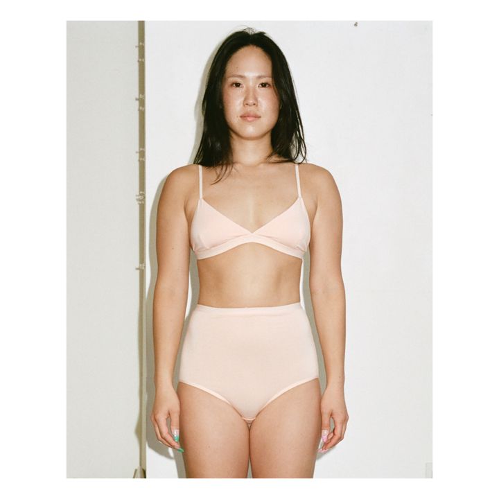 Baserange - Mississippi Bamboo Jersey Bra - Pink | Smallable