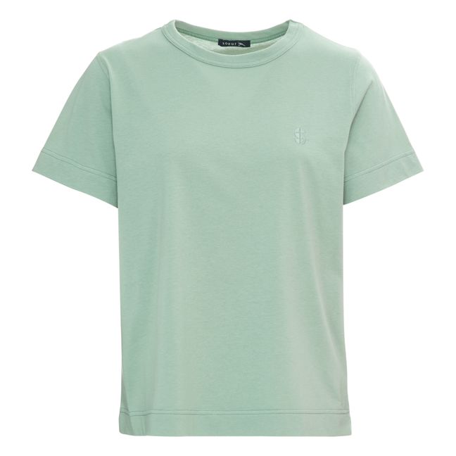 T-shirt Basic Vert d'eau