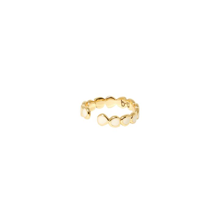 Bague Ajustable Lumi | Blanc- Image produit n°3