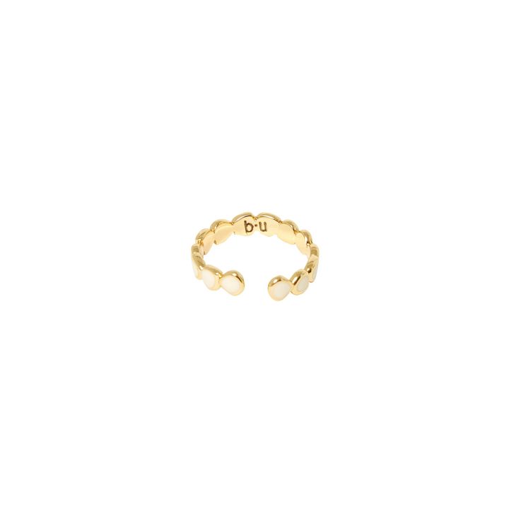 Bague Ajustable Lumi | Blanc- Image produit n°4