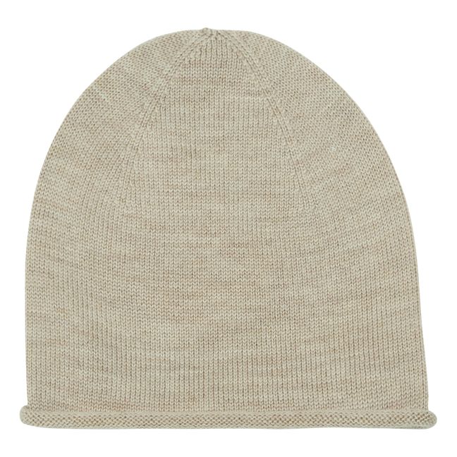 Efa Merino Wool Beanie | Beige