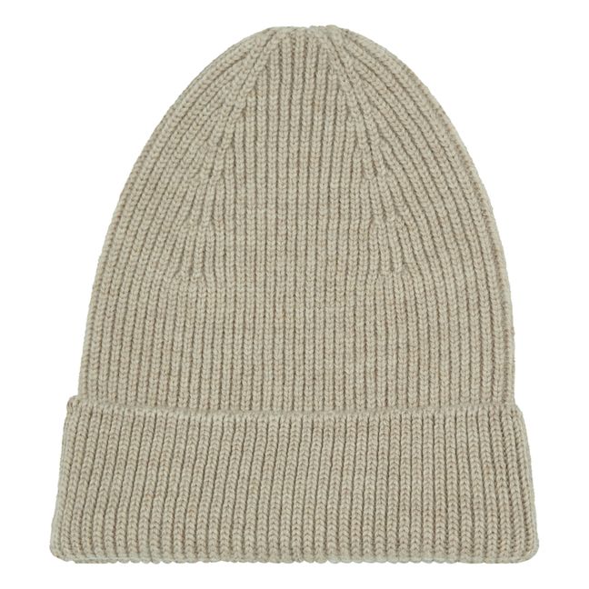 Bonnet en Mérinos Fonzie | Beige