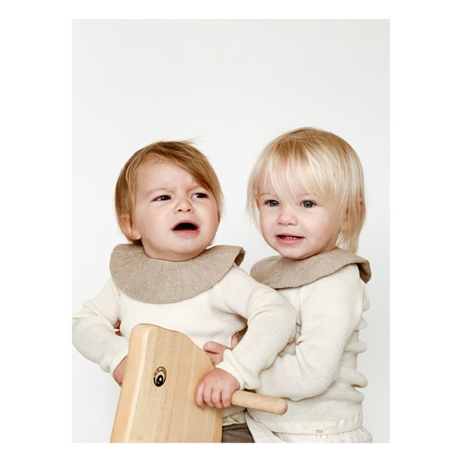 Merino Wool Removable Collar | Beige