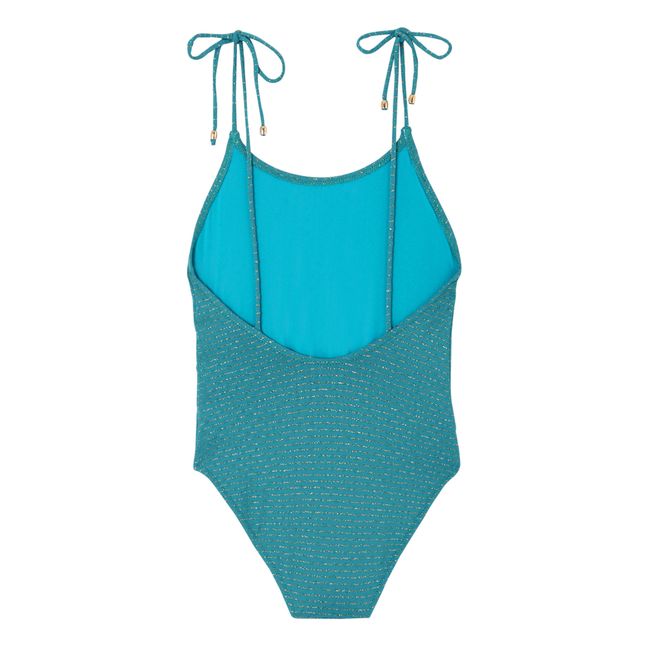 Lurex Bahamas Swimsuit | Green
