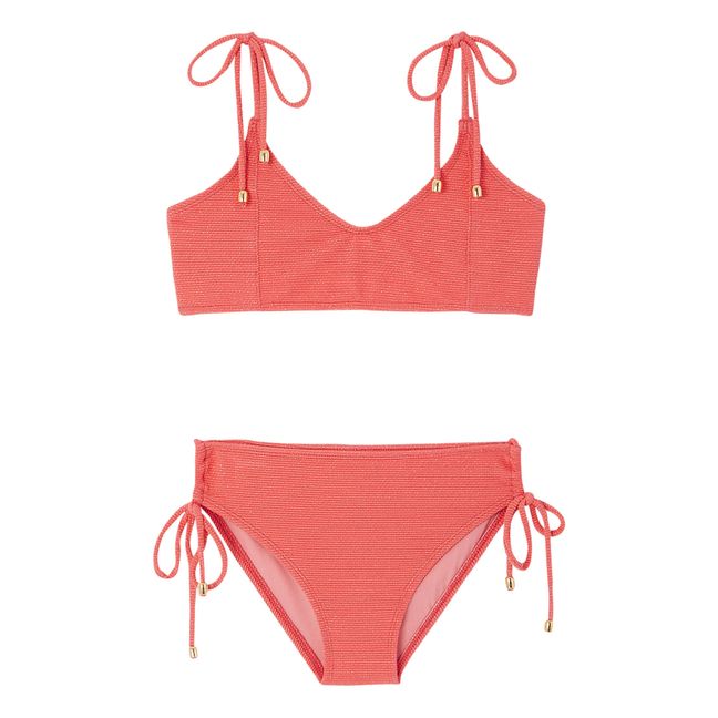 Bañador de lurex Bahamas | Coral