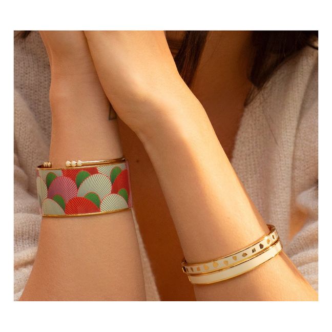 Lumi Adjustable Bangle | Bianco