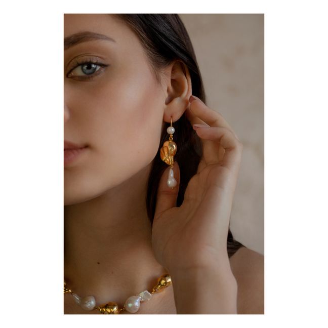 Mini Pandaia Earrings | Gold