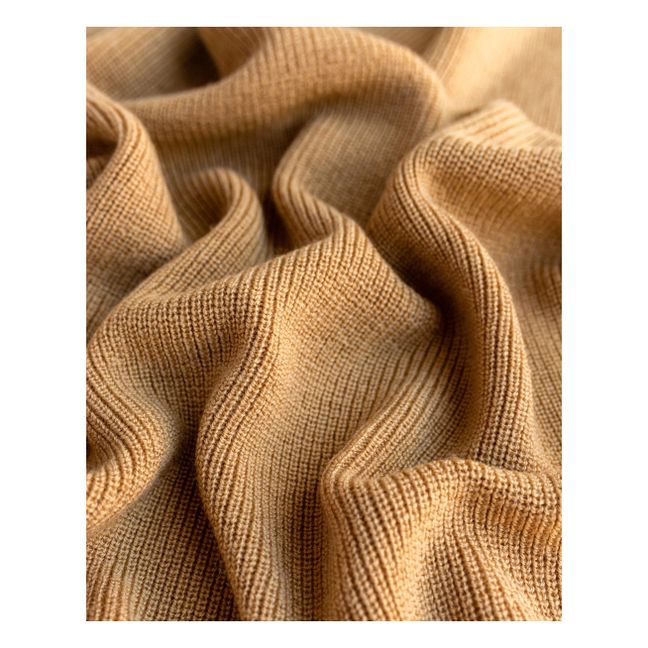 Felix Merino Wool Blanket | Ochre