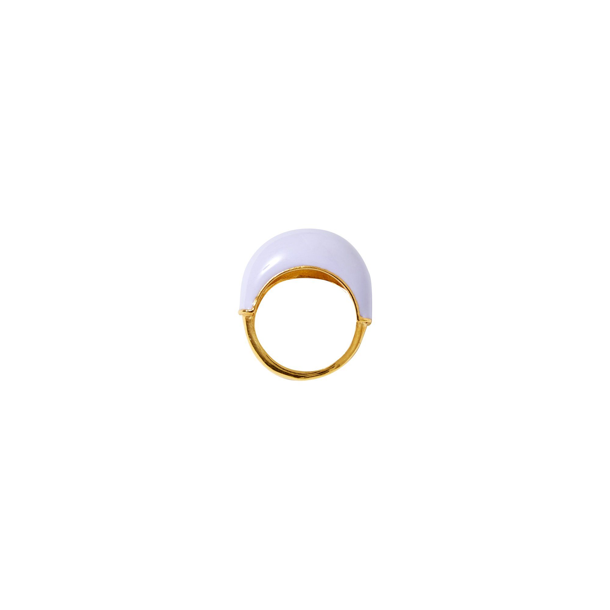 Misho - Bague Juicy Pebble - Femme - Lavande