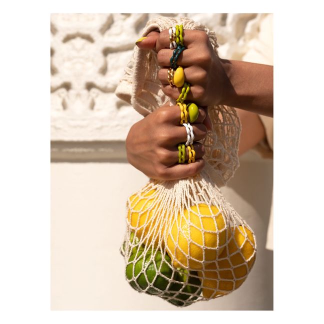 Bague Juicy Link | Jaune