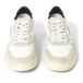 Medalist Low-Top Cracked Leather/Suede Tag Sneakers Blue- Miniature produit n°3