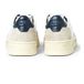 Medalist Low-Top Cracked Leather/Suede Tag Sneakers Blue- Miniature produit n°4