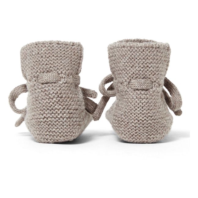 Chaussons en Mérinos | Gris foncé