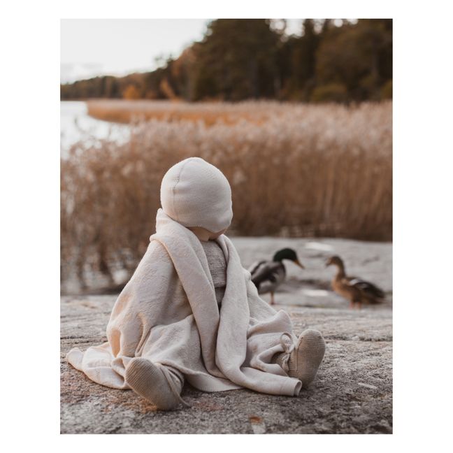 Bonnet Pointelle en Mérinos Dua | Ecru