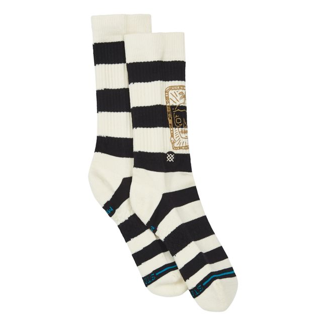 Striped Socks White