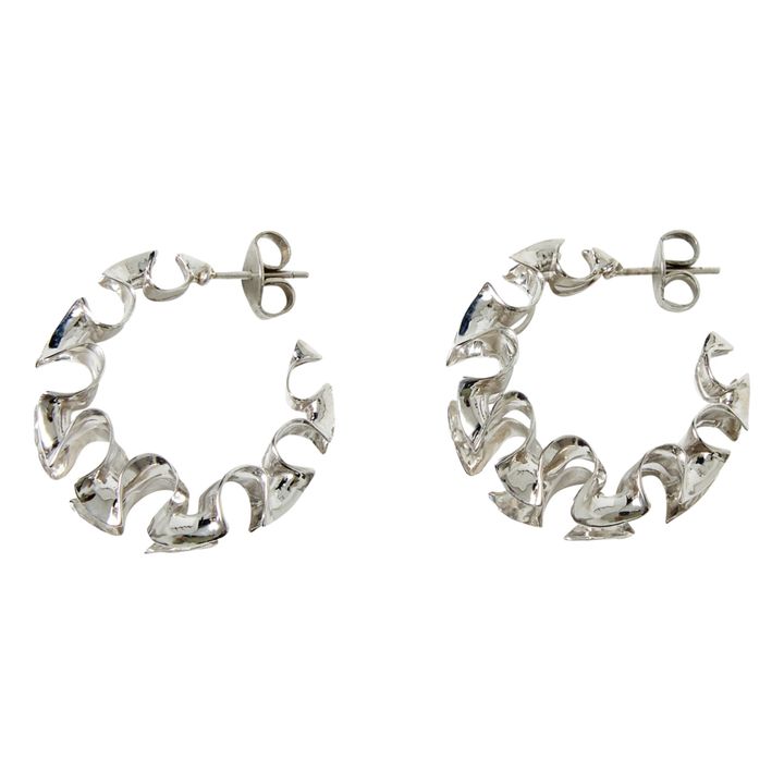 Mini Frost Flower Earrings | Argento- Immagine del prodotto n°0