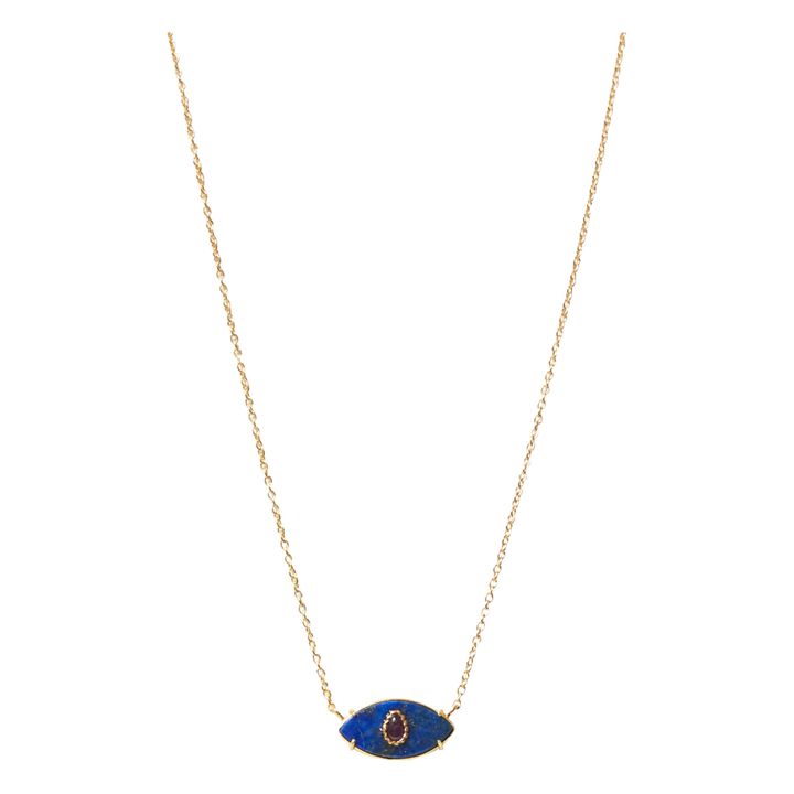 Halskette Ayin Lapin Lazuli | Blau- Produktbild Nr. 2