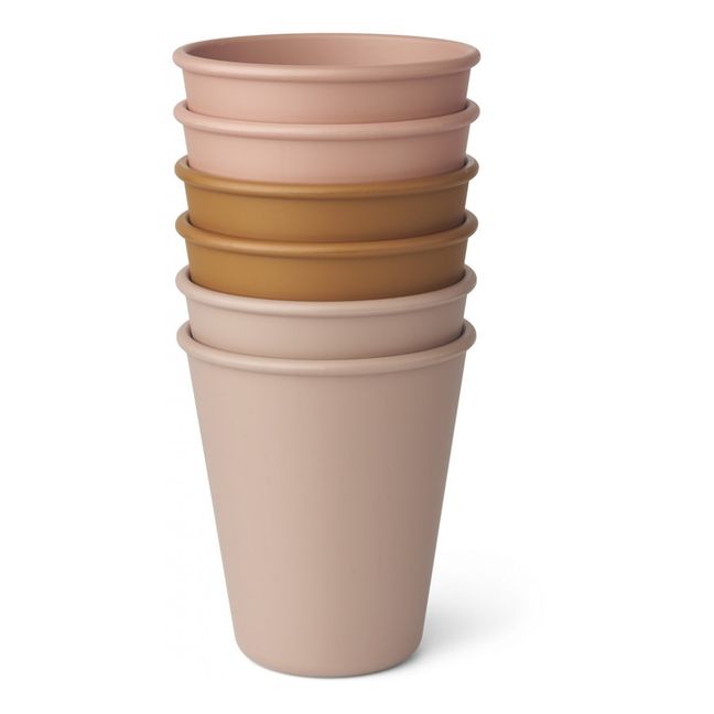 Carter PLA Cups - Set of 6 Dusty Pink