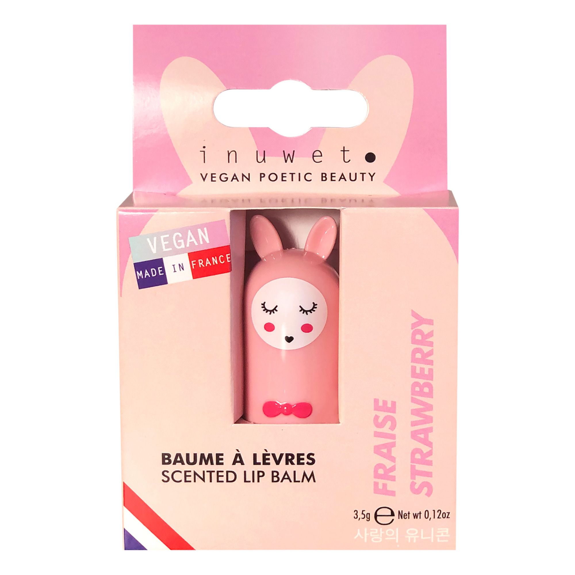 Rabbit set of 3 vegan lip balms