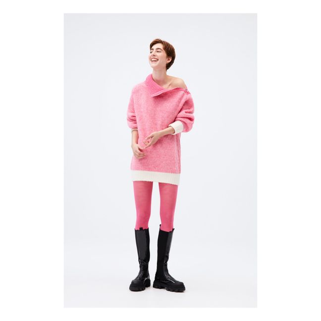 Alpaca and Merino Wool Jumper Pink