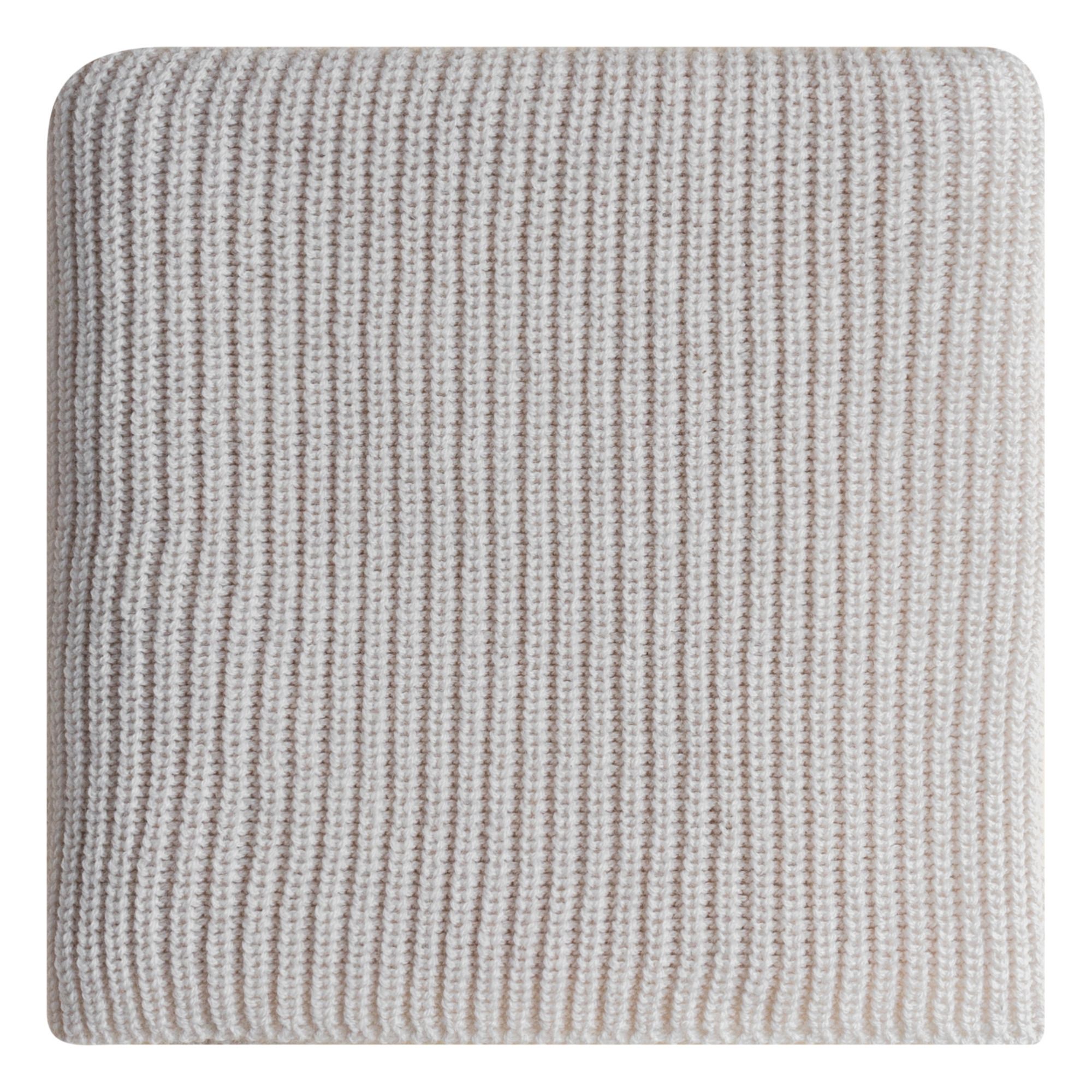 Hvid - Couverture en Mérinos et Laine Vierge Blanka - Gris