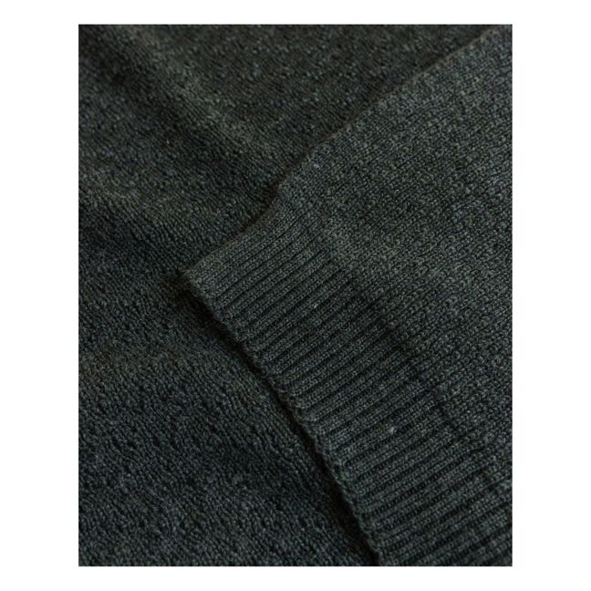 Dora Merino Wool Blanket Charcoal grey