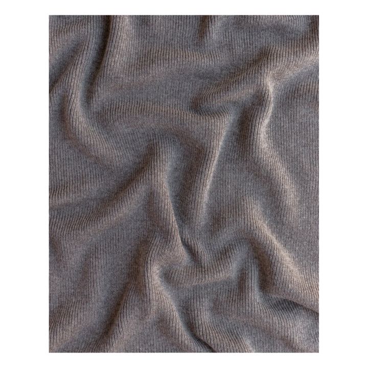 Decke aus Merino Felix | Mausgrau- Produktbild Nr. 3