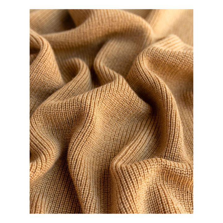 Felix Merino Wool Blanket | Ocra- Immagine del prodotto n°3