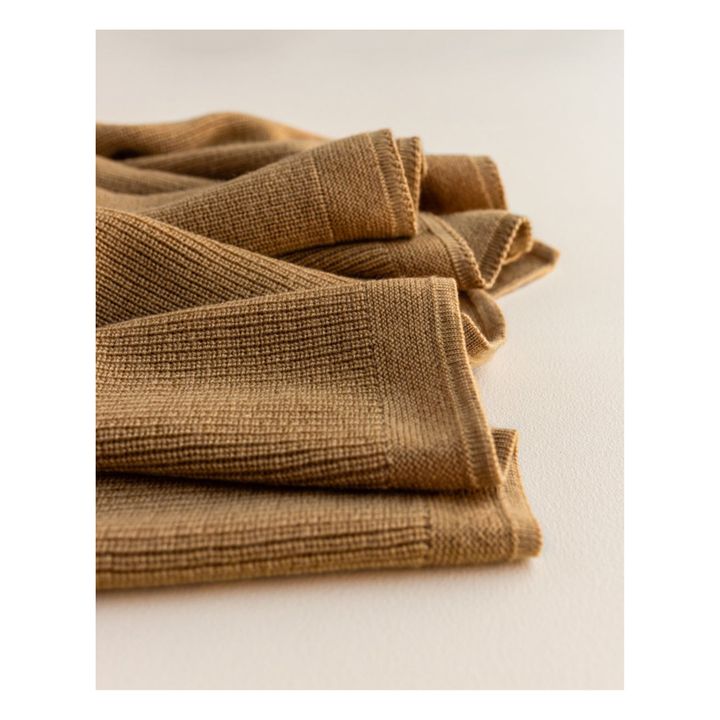 Felix Merino Wool Blanket | Ocra- Immagine del prodotto n°6
