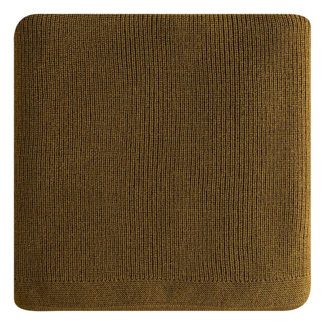 Felix Merino Wool Blanket | Giallo senape