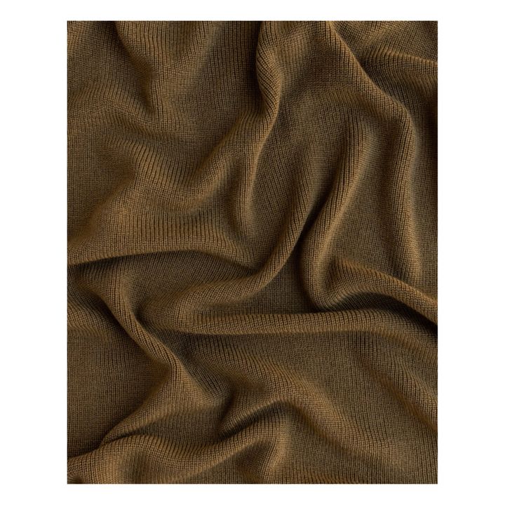 Felix Merino Wool Blanket | Giallo senape- Immagine del prodotto n°3