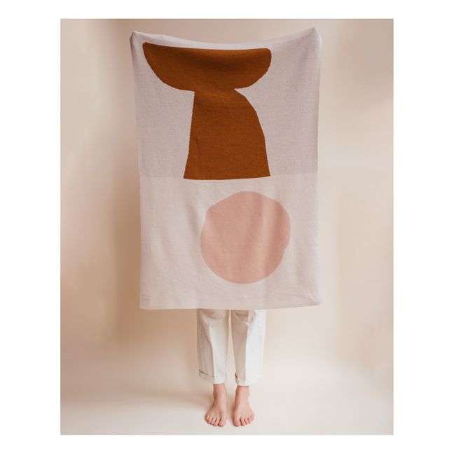 Folie Merino Wool Blanket Terracotta