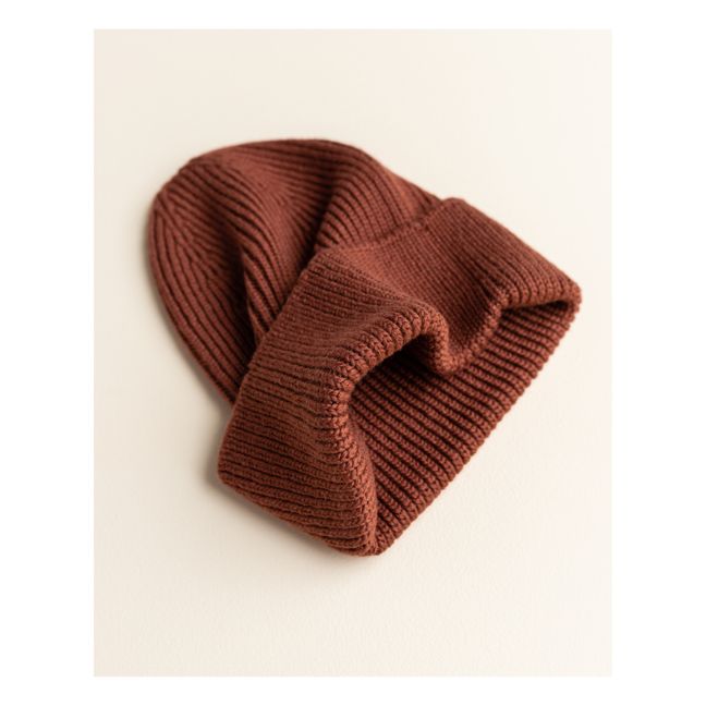 Bonnet en Mérinos Fonzie - Collection Femme - Rouge cerise