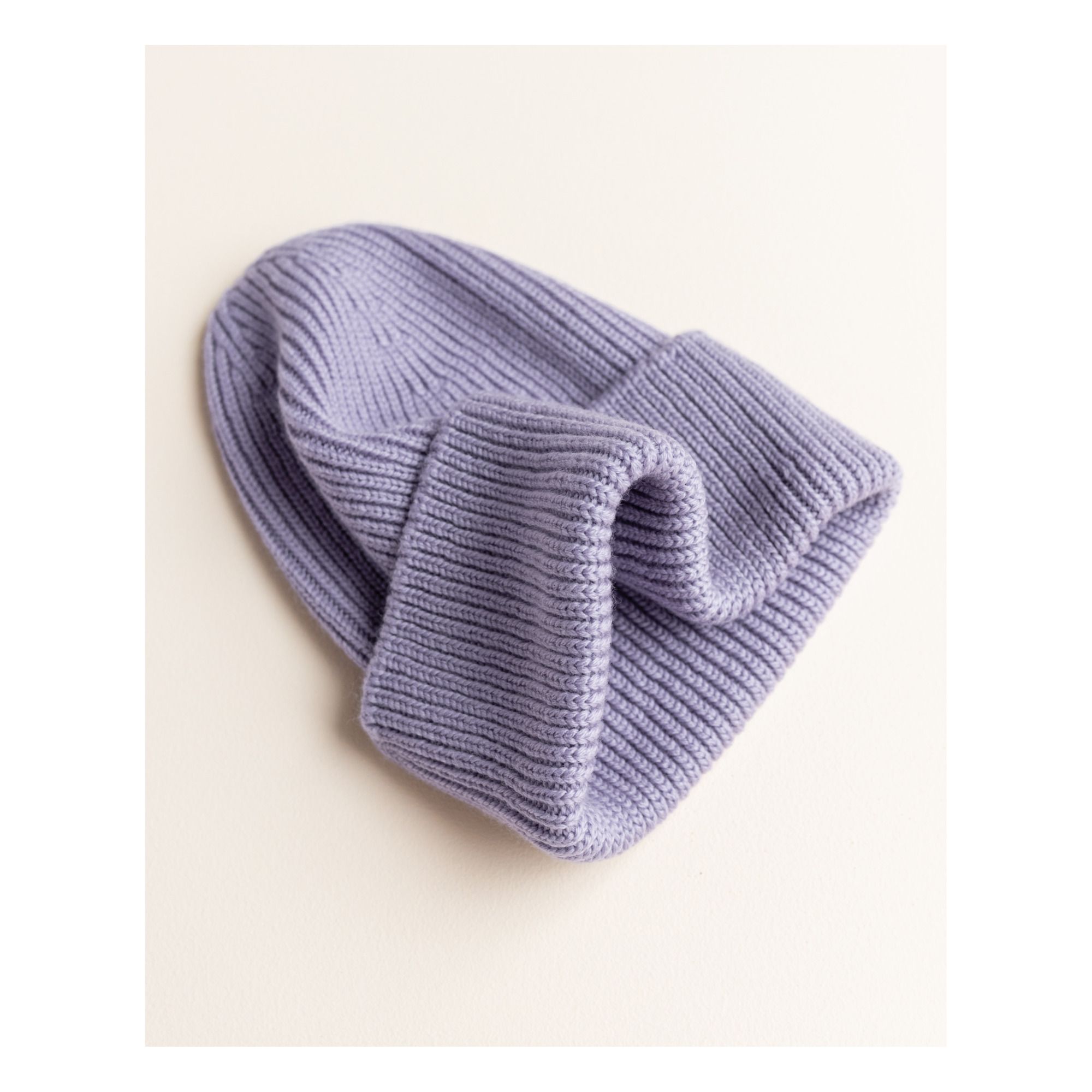 Fonzie Merino Wool Beanie - Women’s Collection - Mauve- Product image n°1