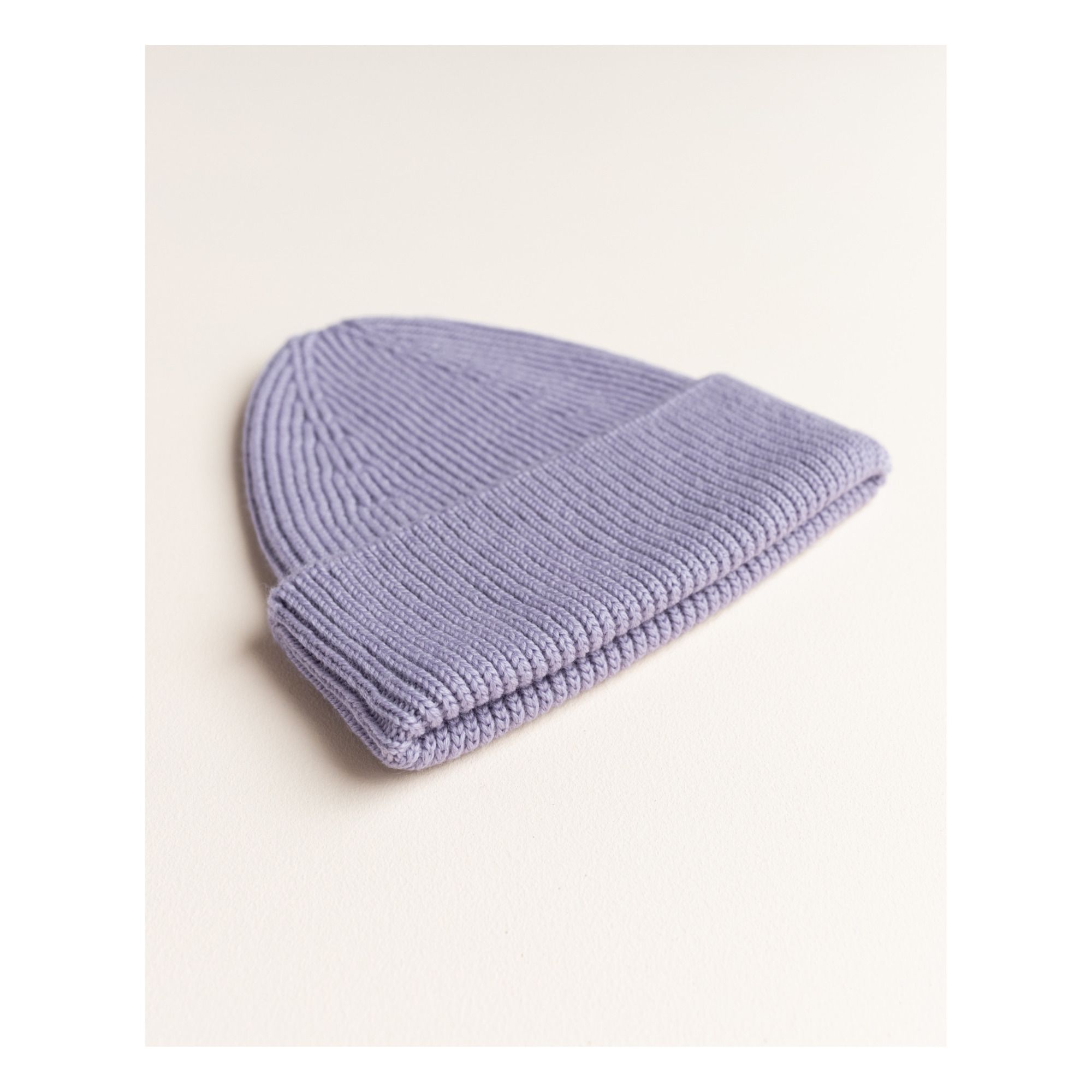 Fonzie Merino Wool Beanie - Women’s Collection - Mauve- Product image n°2