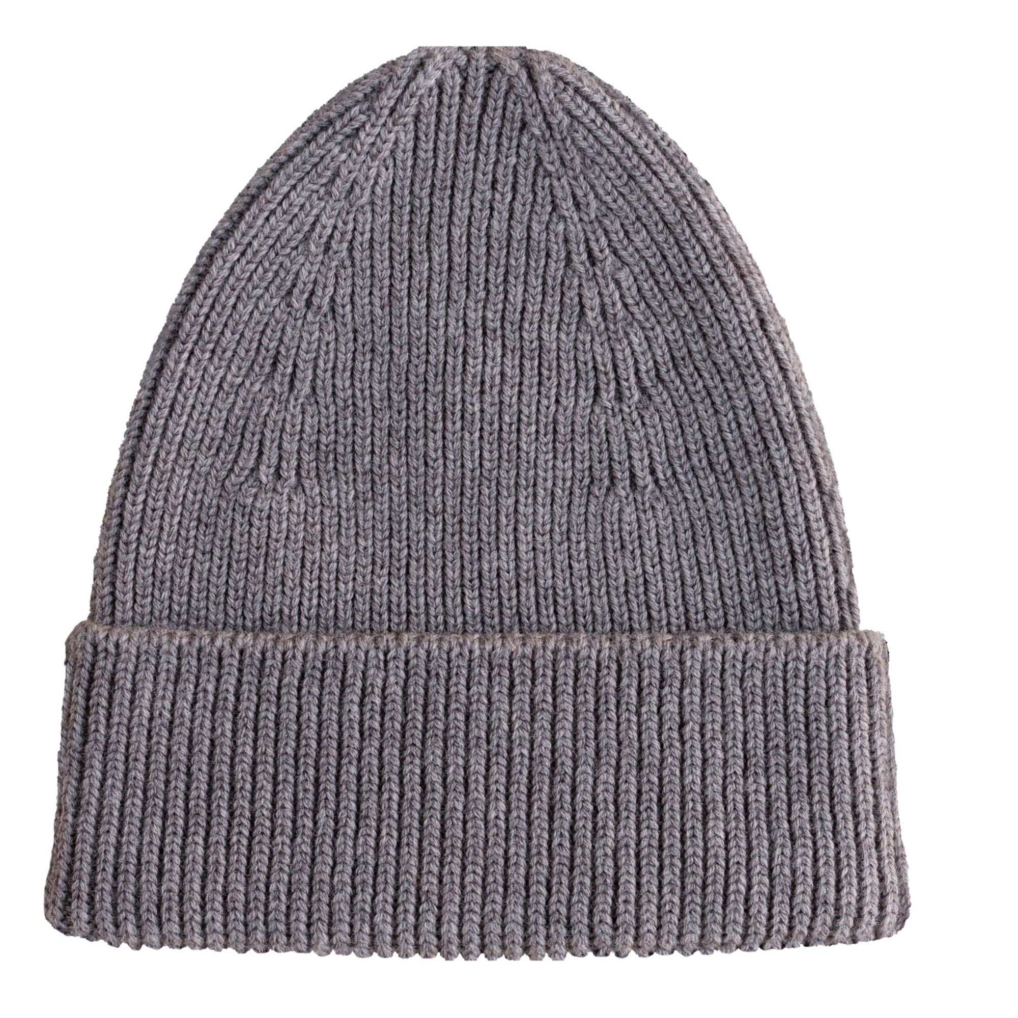 Fonzie Merino Wool Beanie - Women's Collection -  Mid grey- Product image n°0