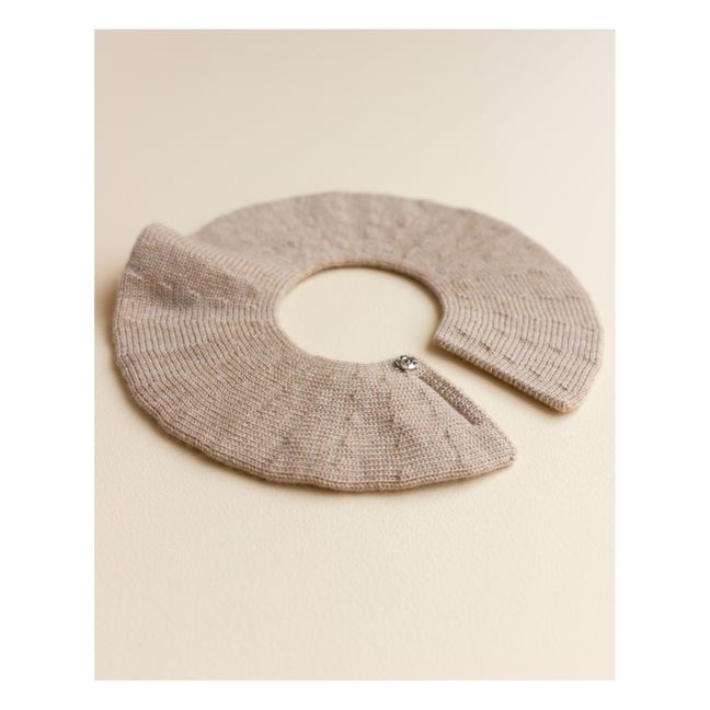 Col Amovible en Mérinos | Beige