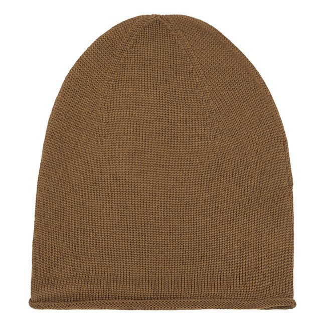 Efa Merino Wool Beanie | Cioccolato