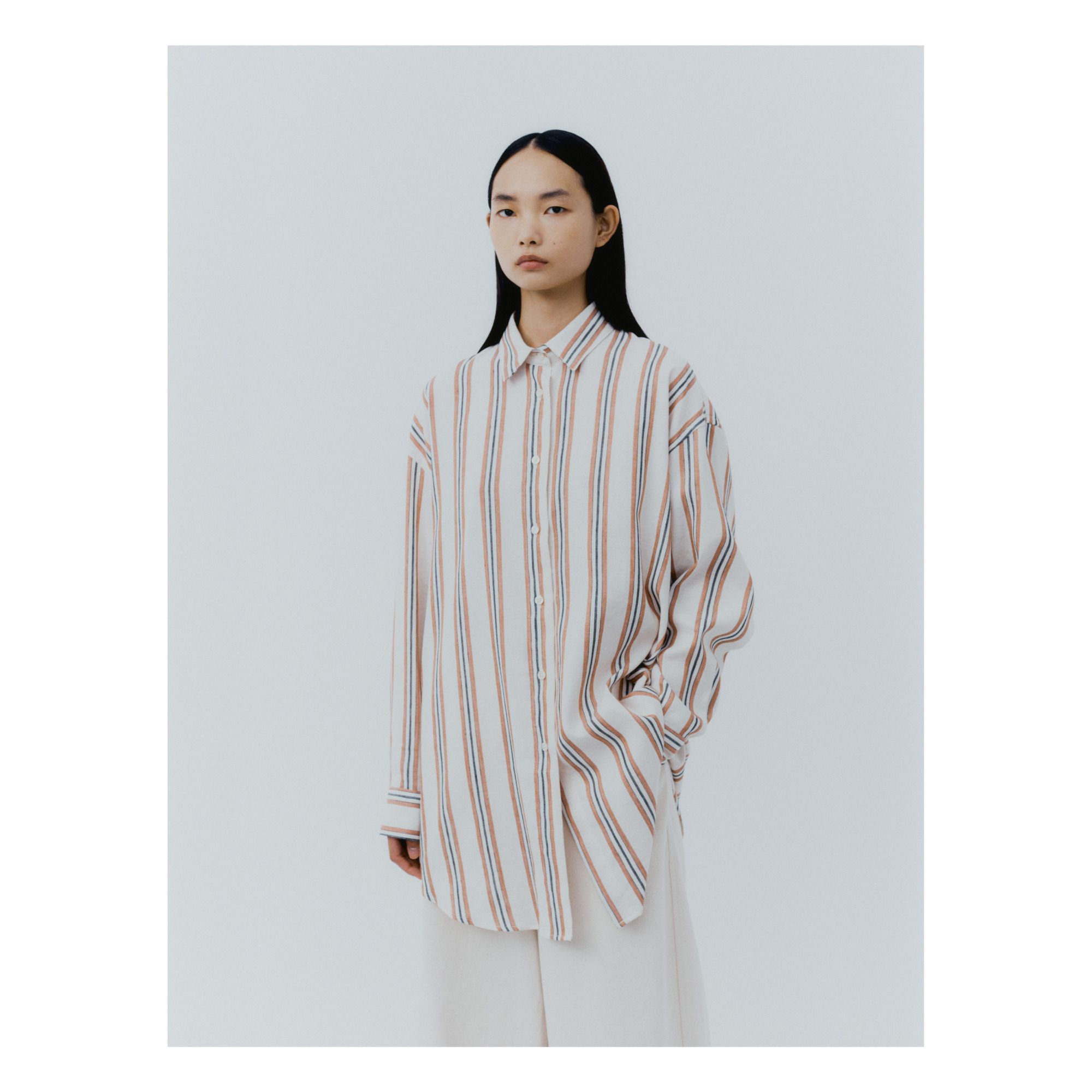 未使用 SHAREEF Kirov STRIPE SHIRTS - シャツ