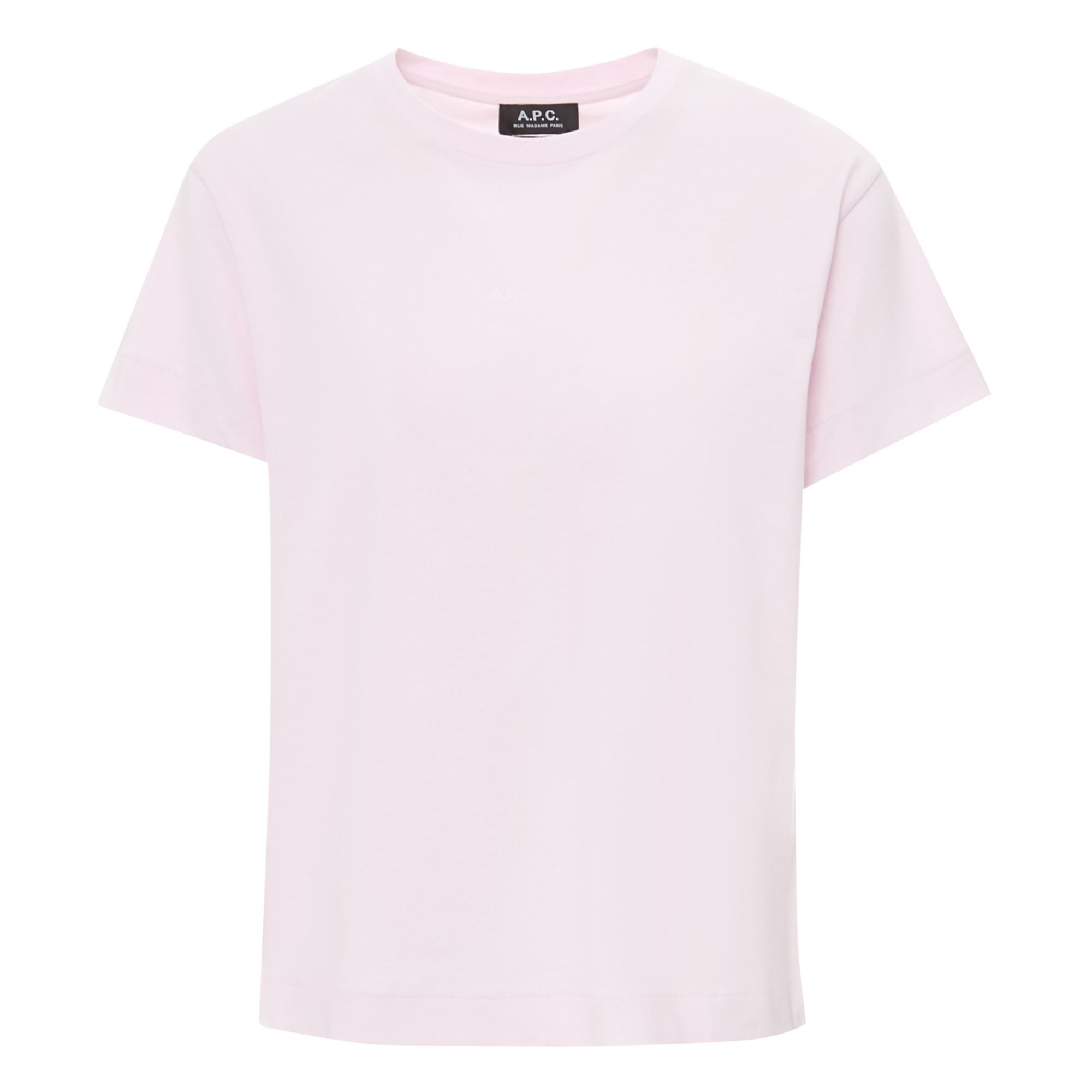 A.P.C. - T-shirt Jade Coton Bio - Femme - Rose pâle