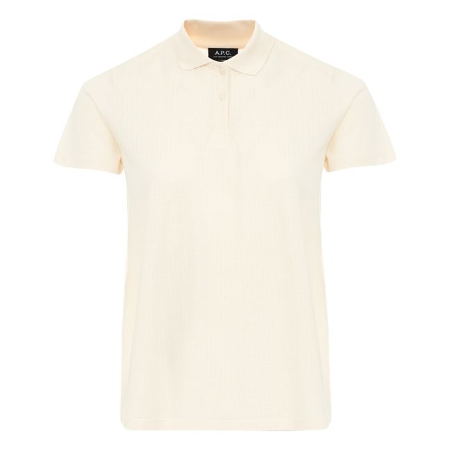 Margery Organic Cotton Polo Shirt Crudo